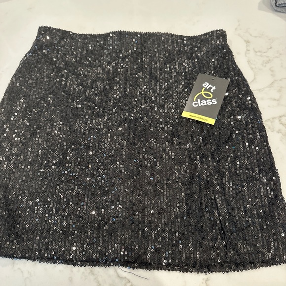 Girls Art Class black sequin skirt XL (14/16) NEW - Picture 7 of 7